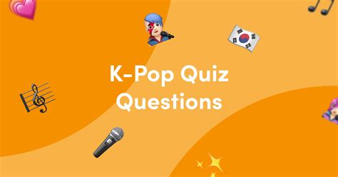 50 K-Pop Quiz Questions and Answers - Kwizzbit