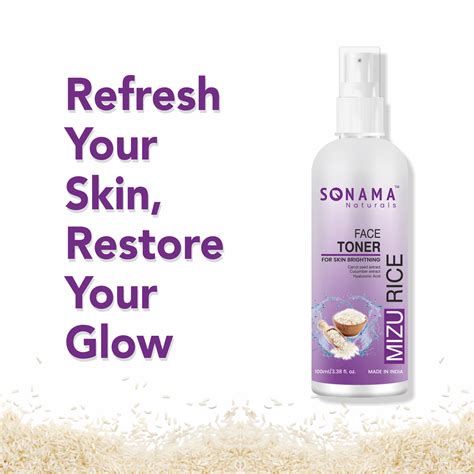 Mizu Rice Face Toner - Revitalizing Hydration – Sonama Naturals