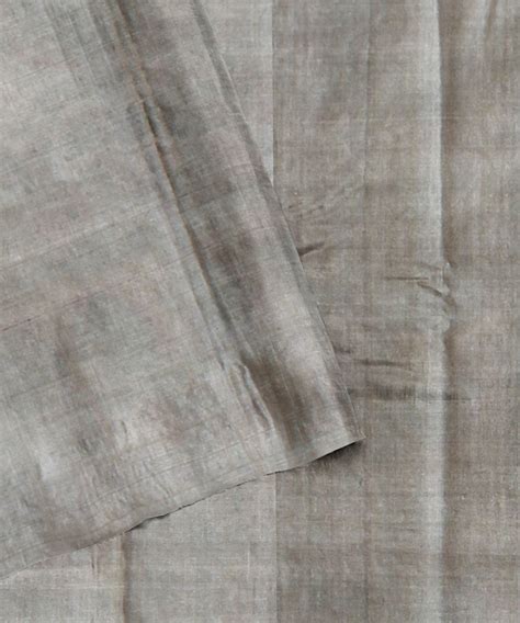 Beige multi hand embroidered tussar silk kantha stitch saree – GoSwadeshi