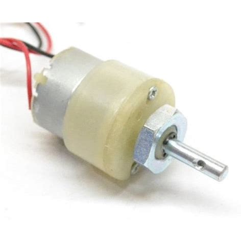 45 RPM - 12V Centre Shaft DC Geared Motor | Robodo