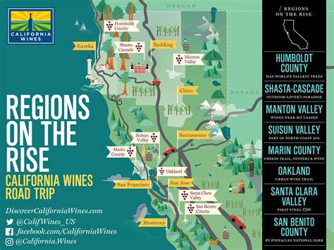 Map Of California Wineries