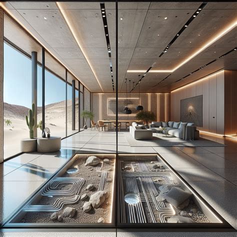 Radiant cooling floors: harnessing subterranean temperatures