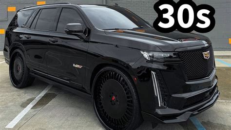 30 Inch Rims On Escalade Customer Vehicle 265/30/30 #RealBig #Escalade
