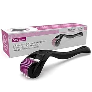 AS-Follica Microneedle Roller 1.5mm for Hair Growth & Beard | 540 ...