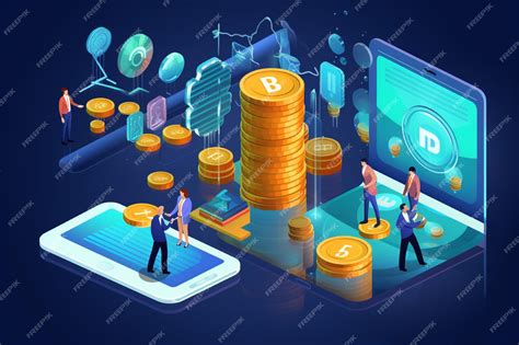Premium AI Image | fintech business background
