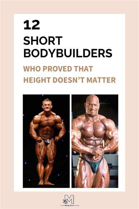 12 Short Bodybuilders Who Proved That Height Doesn