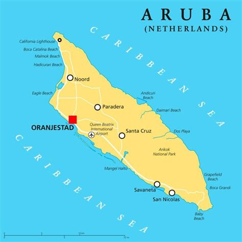 How Big is Aruba? (Miles & Square Miles) | TravelTips.org