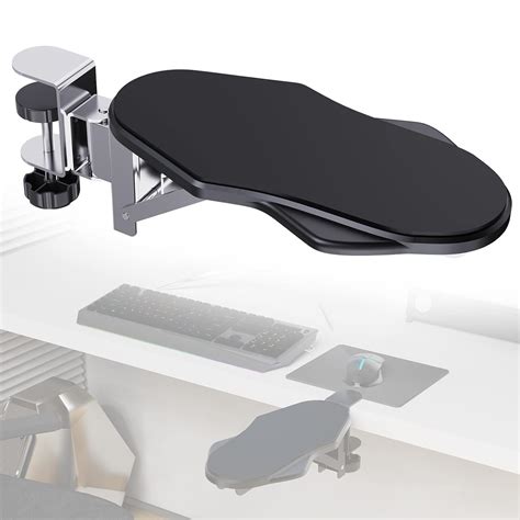 A.D.FRESH Adjustable Computer Arm Rest Ergonomic Attachable Computer ...