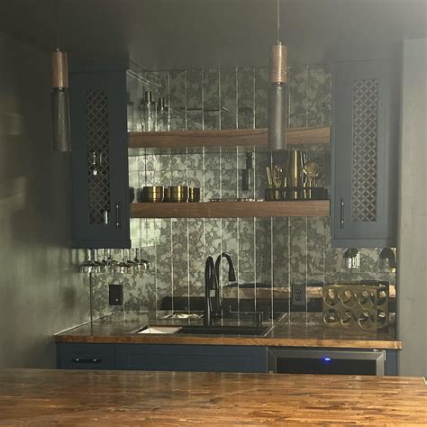 Mirror Backsplash Tile Antique Mirror Beveled Glass Tile | Floor