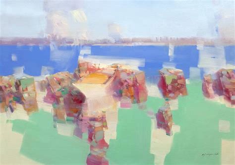 Fishing Boats Painting by Vahe Yeremyan | Saatchi Art