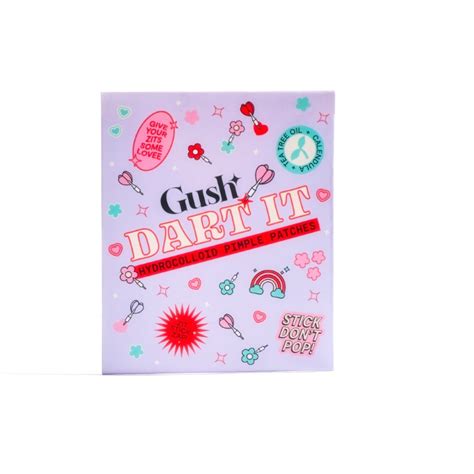 Gush: Dart it - Heart darts anti acne hydrocolloid pimple patches - 0.2 gm