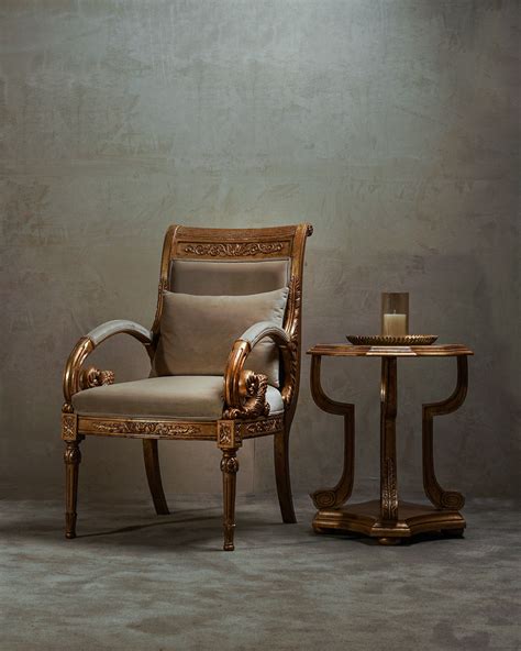 Saffron Chair & Classic Side Table | Kalamkaar | Furniture | Home Decor