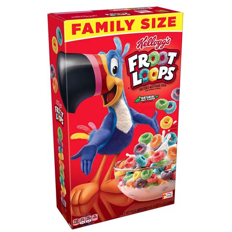 Buy Kellogg’s Froot Loops, Breakfast Cereal, Original, Good Source of ...