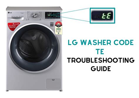 Image result for LG Washer Code Te