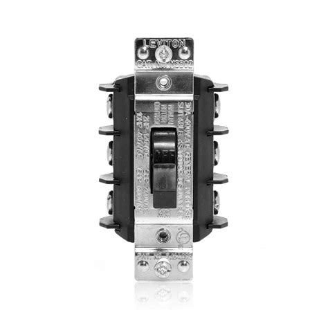 Leviton MS303-DS 30 Amp 600 Volt, Three-Pole, Three Phase AC Motor ...