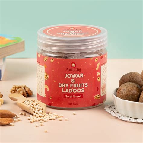 Jowar & Dry Fruits Ladoos – Amirtha Health Foods