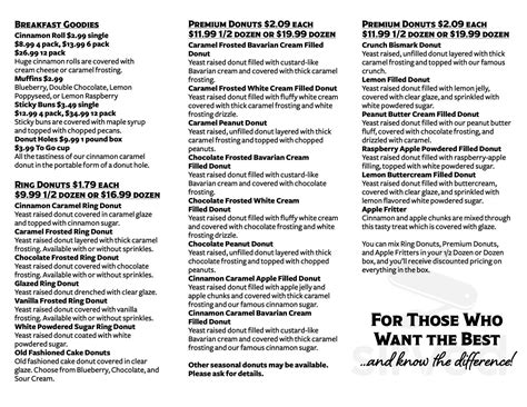 Rise'n Roll Bakery-Schererville menu in Schererville, Indiana, USA