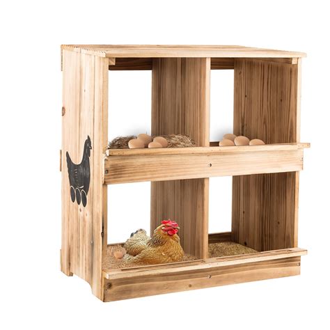 Zeenart Nesting Boxes For Chicken Coop Wooden Chicken Nesting Box ...