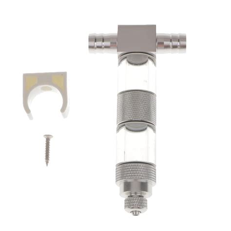 MILAAN Inline Co2 Atomiser Diffuser Bubble Counter Aquarium for Water ...