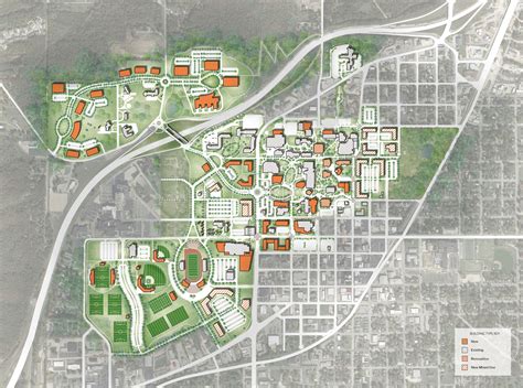 Missouri Sampt Campus Map Northwest Missouri State University Campus