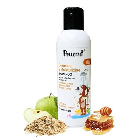 Buy Petterati Dog Shampoo 100ml – Sulphate & Paraben Free - Oatmeal ...