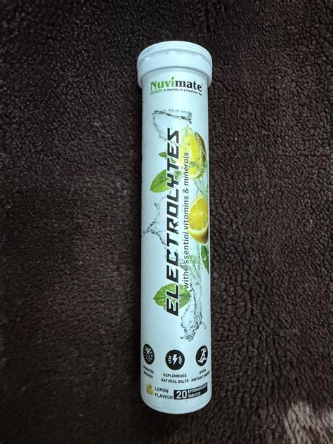 Nuvimate Electrolyte Effervescent Tablet With Natural Sodium ...