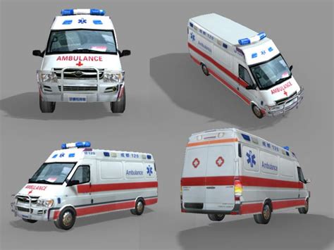 MAYA制作工程车运输车救护车模型-CG模型网（cgmodel)-让设计更有价值!