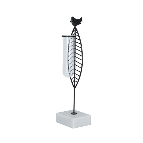 Avian Black Leaf Bud Vase Planter – Maison Modern