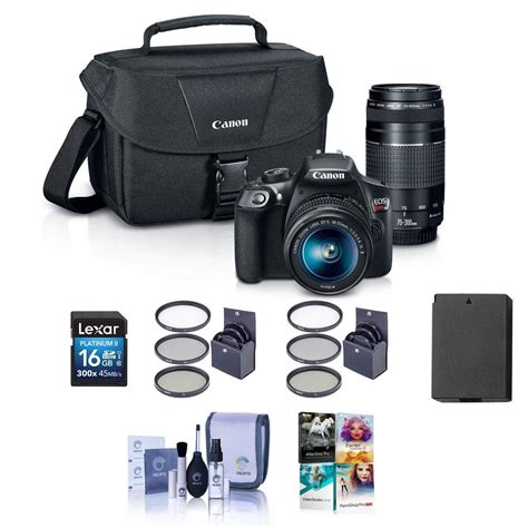 Canon Rebel T6 Deal With 2 Lenses, Memory, Bag, Accessories - $399