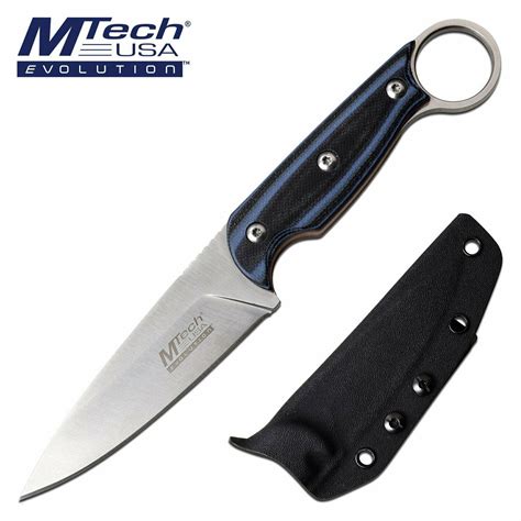 Full Tang Fixed Blade Finger Hole Knife Horizontal or Vertic