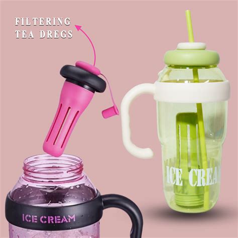 Ice Cream Bottle with Sipper | 1200 ml | Kidsbestie – Kids Bestie