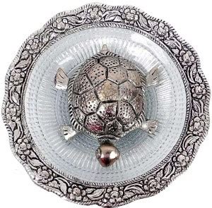 Saddlers Park Metal Feng Shui Tortoise On Plate Showpiece for Good Luck ...