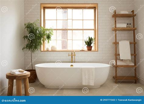 A Bathroom with a Freestanding Soaking Tub, Glass-enclosed Shower, and ...