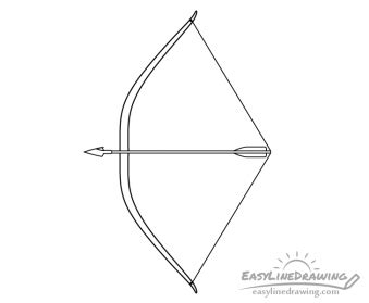 Bow and Arrow Drawing Beautiful Art - Drawing Skill