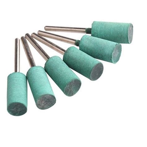 Rubber Polishing Tips KangTeer 30 pcs 1/8" Shank 8mm Cylinder Buffing ...