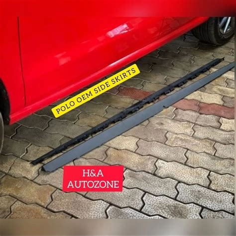 VW Polo OEM Side Skirts - Car Skirting Body Kit - Car Side Skirts Online