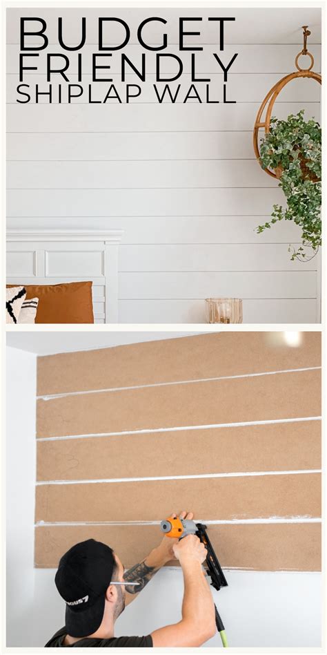 Cheap and easy diy shiplap wall zero waste installation – Artofit