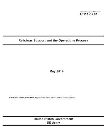 Army Techniques Publication ATP 1-05.01 Religious Support and the ...