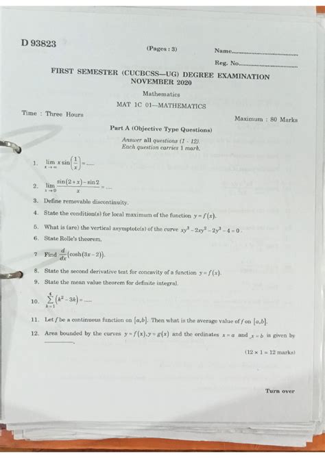 Complementary maths 2 - Bsc physics - Studocu