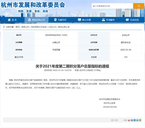 杭州积分落户2021最新版分值表 - 知乎