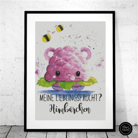 Tiny Tami,Himbärchen 50×70 eckige Steine – PichuMoonArt