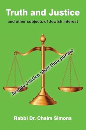 Buy Truth and Justice and other subjects of Jewish interest Book Online ...