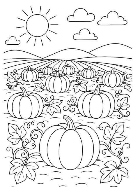 Pumpkin Patch coloring pages - ColoringLib