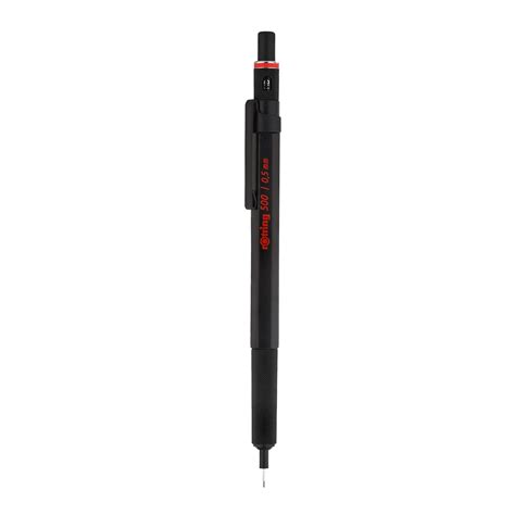 Rotring 0.5mm Mechanical Lead Pen Pencil Matte Black ABS Plastic Body ...