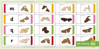 Alphabet, Number and Finger Spelling Activities and Games Primary
