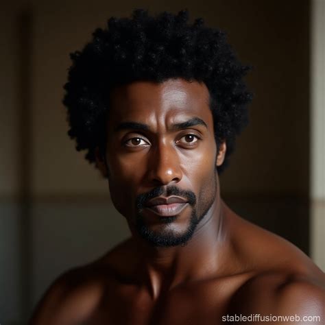 Dark Skinned African Sylvester Stallone | Stable Diffusion Online