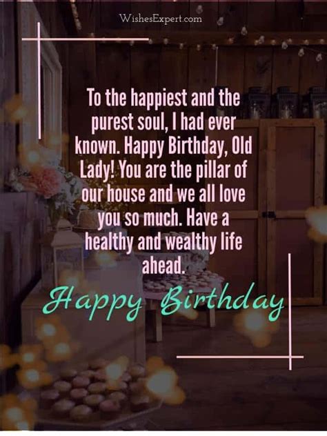 25+Best Birthday Wishes For Old Lady - Wishes Expert