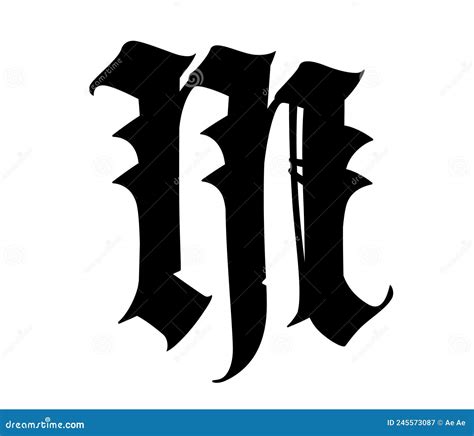 Old English Letter M