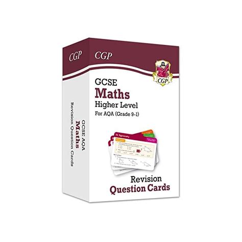 Buy Grade 9-1 GCSE Maths AQA Revision Question Cards - Higher: perfect ...