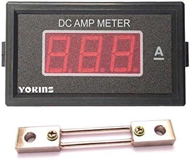 Digital Display DC Ampere meter 0-100A/75mV DC (Powered by 9V ACC/DC ...